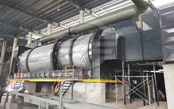 豆渣烘干機(jī)運(yùn)行現(xiàn)場(chǎng) 豆渣烘干機(jī)運(yùn)行現(xiàn)場(chǎng)