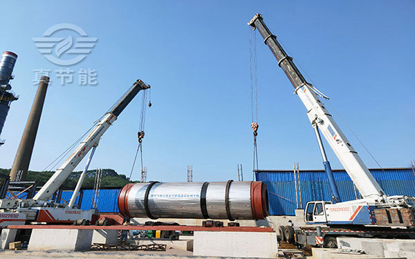 豆腐渣烘干設(shè)備吊裝現(xiàn)場(chǎng) 豆腐渣烘干設(shè)備吊裝現(xiàn)場(chǎng)